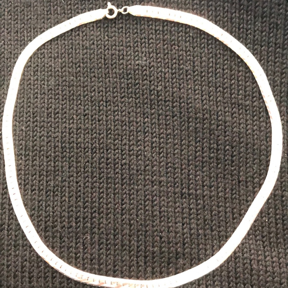 Silver necklace (15”)